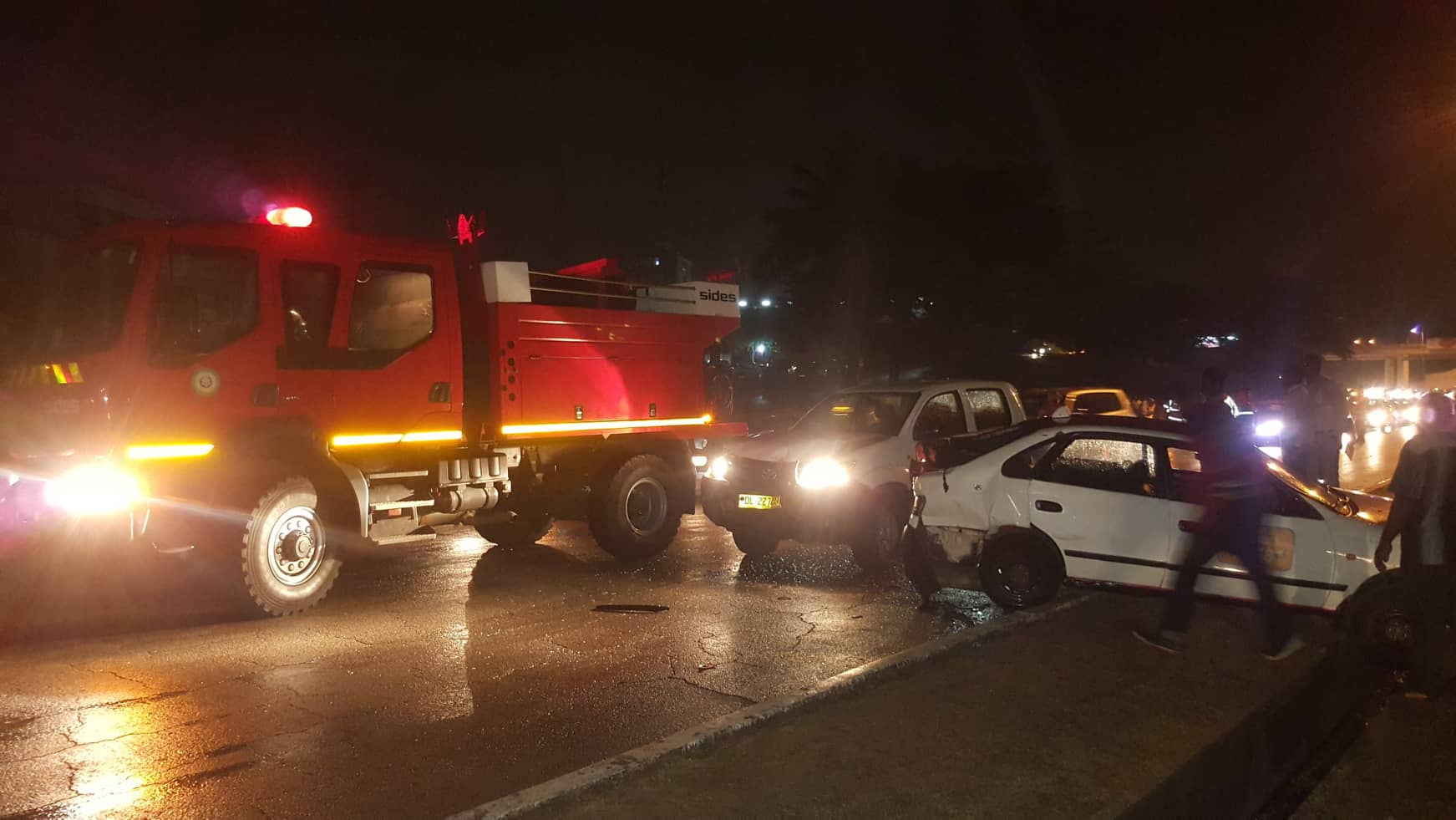 Carambolage sur le boulevard triomphal : 10 voitures cabossées