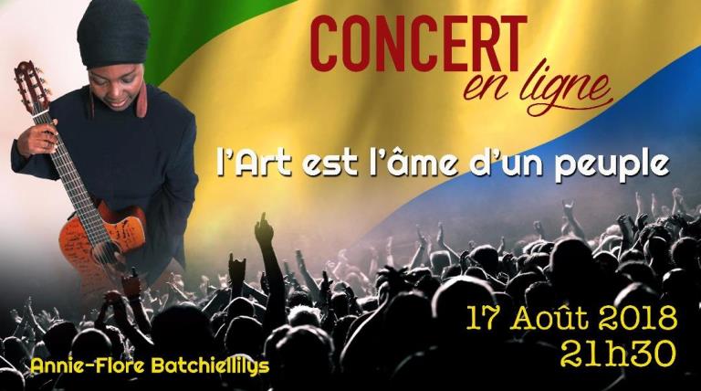 Célébration du 17 août 2018 : l’artiste Annie Flore Batchiellilys offre un concert gratuit en ligne