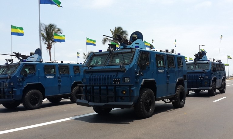 Grosse parade militaire pour célébrer le 58ème anniversaire de l’indépendance du Gabon