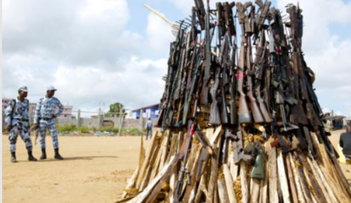 Près de 500 000 dollars pour lutter contre les armes légères en Afrique centrale