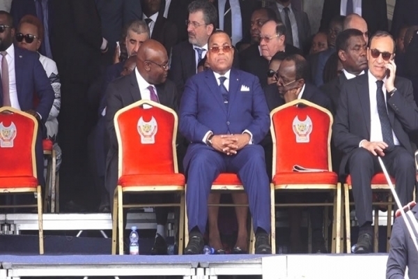 Julien Nkoghé Békalé a représenté le Gabon à l’investiture de Félix Tshisékédi