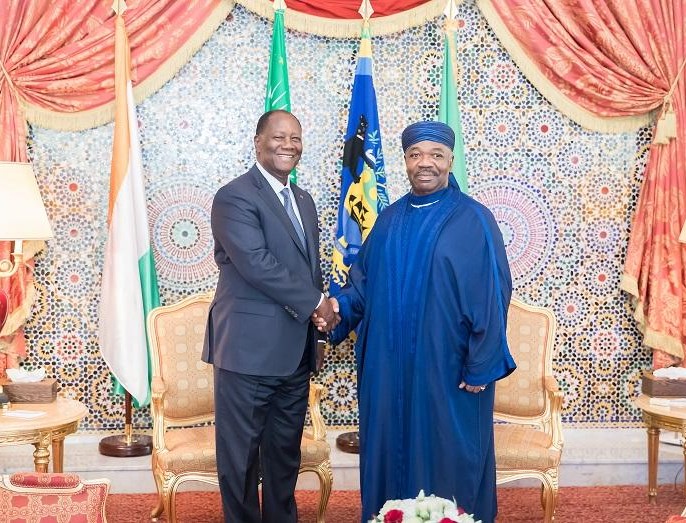 Alassane Dramane Ouattara invite Ali Bongo en visite en Côte d’Ivoire dès qu’il le voudra