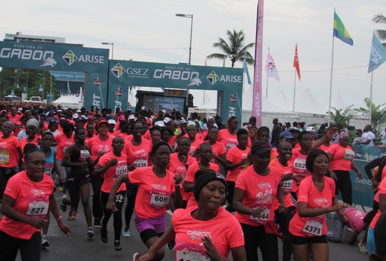 Marathon du Gabon GSEZ 2019 : 6 000 femmes ont couru pour l’épreuve la Gabonaise