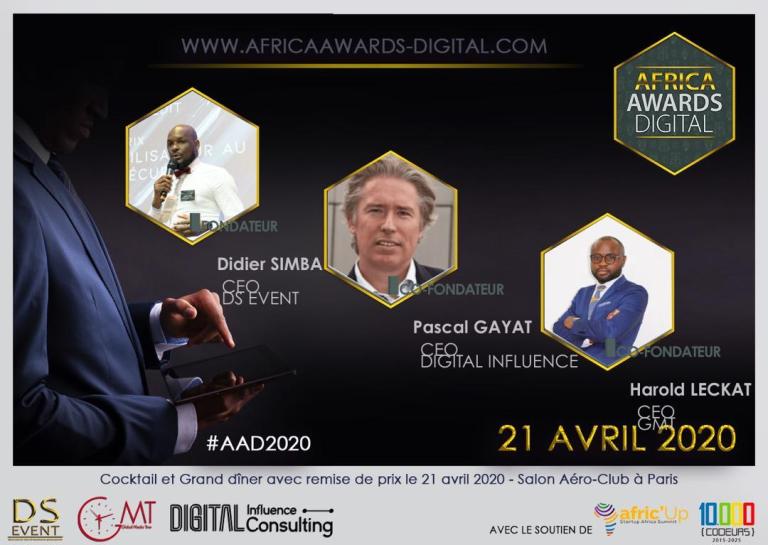 Gabon Média Time partenaire de la 1ère édition des Africa Awards Digital le 21 avril prochain à Paris